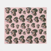 Coeurs photo personnalisées romantiques Couverture (Devant (Horizontal))