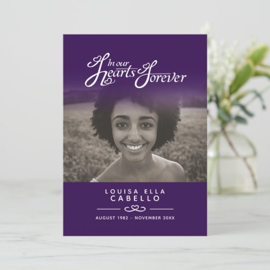 Coeurs pour toujours programme de services funérai (Debout devant)