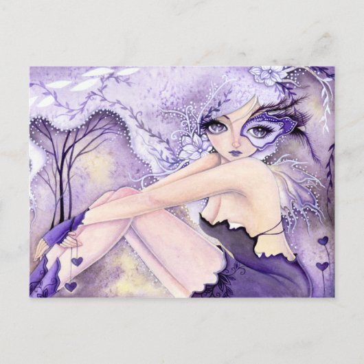 Coeurs pourpres - Carte postale (Devant)