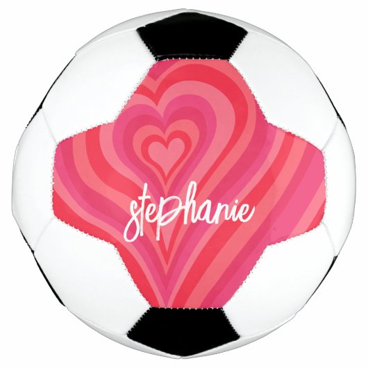 Coeurs psychédéliques Calligraphie Nom du script P (Devant)