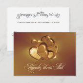 Coeurs radiants RSVP (Version 4) (Devant / Derrière)