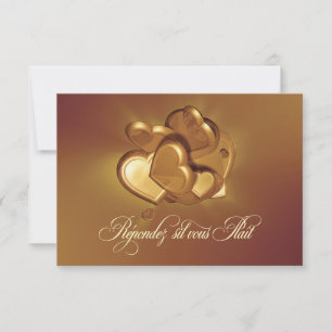 Coeurs radiants RSVP (Version 4)
