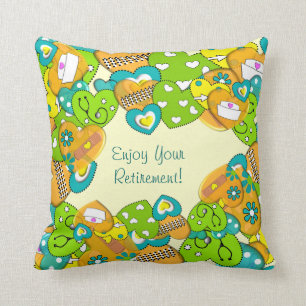 Coeurs retirés de coussin d'infirmière