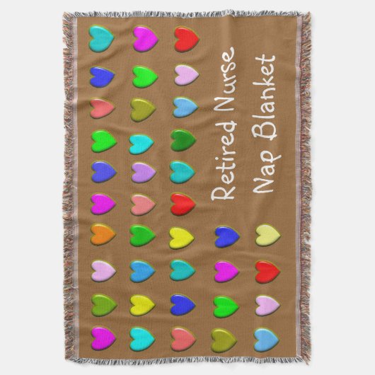 Coeurs retirés de couverture de petit somme (devant Vertical)