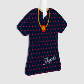 Coeurs Robe Motif et Pendentif Noël TShirt (devant)