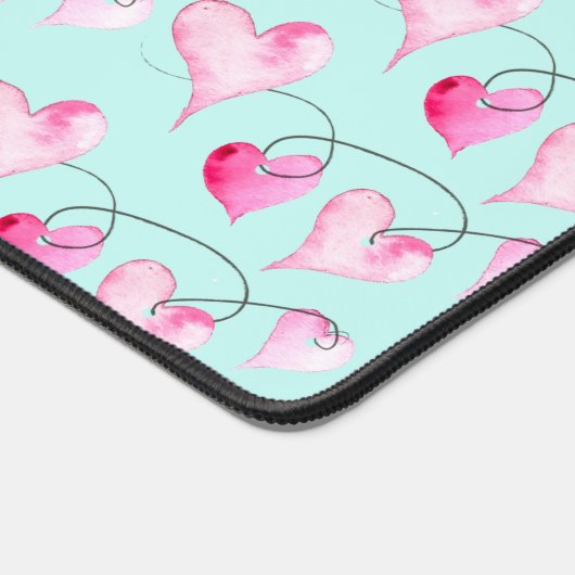 Coeurs rose monogramme mignonnes (Coin)