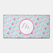 Coeurs rose monogramme mignonnes (Recto)