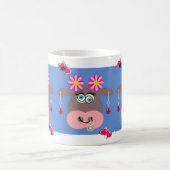 Coeurs roses de vache Bijoux Mug (Centre)