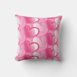 Coeurs roses Le Coussin de Valentine