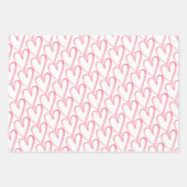 Coeurs roses modernes Valentines Jour Papier S (Devant 2)