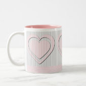 Coeurs roses - Mugs (Gauche)