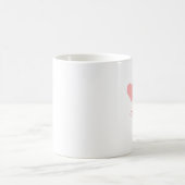 coeurs roses Nana mug (Centre)