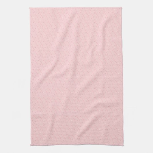 Coeurs roses Serviette de cuisine (Vertical)
