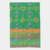 Coeurs roses Serviettes de cuisine (Vertical)