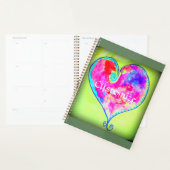 Coeurs roses tourbillonnant (Devant avec enveloppe)