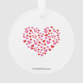 Coeurs Rouge Et Rose (dos)