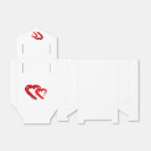 Coeurs rouges ballotins (Déplié)