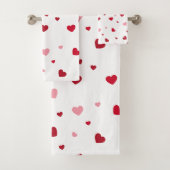 Coeurs rouges et roses Saint-Valentin (En situation)