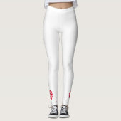 Coeurs rouges, leggings (Devant)