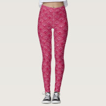 coeurs rouges mignons et arcs leggings