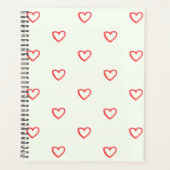 Coeurs rouges Motif, mignonne, amour (Devant)