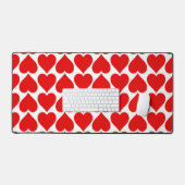 Coeurs rouges Motif, Romantique, Amour (Clavier et souris)