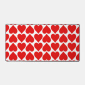 Coeurs rouges Motif, Romantique, Amour (Recto)