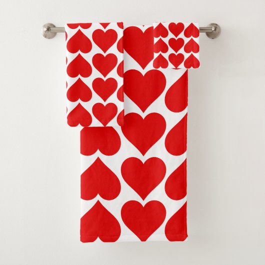 Coeurs rouges Motif, Romantique, Amour (En situation)