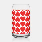 Coeurs rouges Motif, Romantique, Amour (Recto)