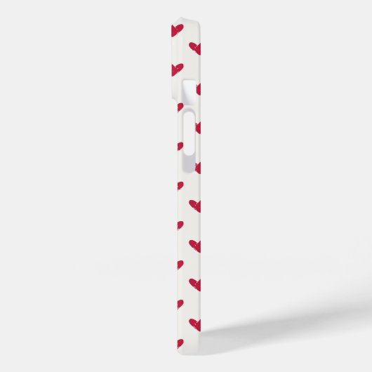 Coeurs rouges, Saint Valentin iPhone / coque ipad (Verso / Gauche)