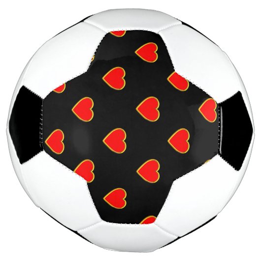 Coeurs rouges sur un Arrière - plan noir (Tourné)