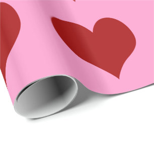 Coeurs ~ Rouleau Papier d'enveloppement Cadeau CHA