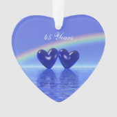 Coeurs saphirs du 45e anniversaire (devant)