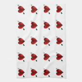 Coeurs Serviettes de cuisine (Vertical)