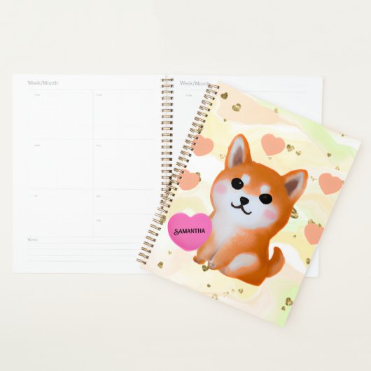 Coeurs Shiba Inu mignons | Pour Amoureux des chien (Devant avec enveloppe)