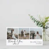 Cœurs Simples Mariage Photo Merci (Debout devant)