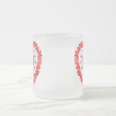 COEURS SUCRÉS Mug en verre dépoli (Centre)