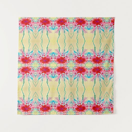 Coeurs sur la tapisserie du feu (Devant)