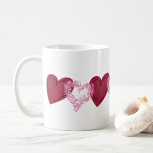 Coeurs sur les coeurs Mug
