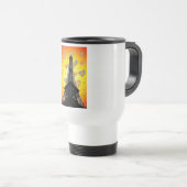 Coeurs tour Eifel Voyage Mug (Devant droit)