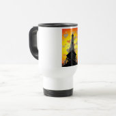 Coeurs tour Eifel Voyage Mug (Devant gauche)