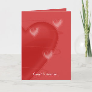 Coeurs une Fbattage Carte Saint Valentin