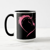 Coeurs une fois sauvages - tasse (Gauche)