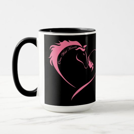 Coeurs une fois sauvages - tasse (Gauche)