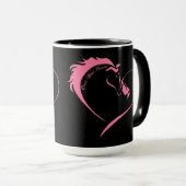 Coeurs une fois sauvages - tasse (Devant droit)