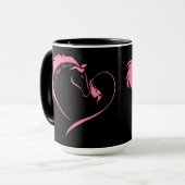 Coeurs une fois sauvages - tasse (Devant gauche)