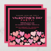 Coeurs une invitation de partie de jour de (Devant / Derrière)