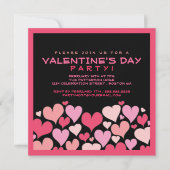 Coeurs une invitation de partie de jour de (Devant)