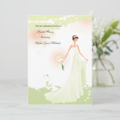 Coeurs une invitation nuptiale de douche de (Debout devant)