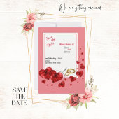 Coeurs Union De, Papier Laid Enregistrer La Carte